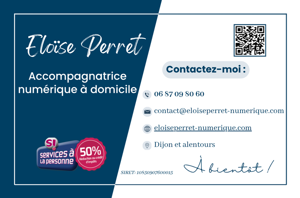 carte visite eloïse perret (8.8 x 5.8 cm)